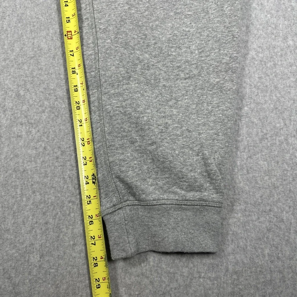 Nike Club Fleece Jogger Sweatpants Men's XL Gray Varsity Puff Print Logo